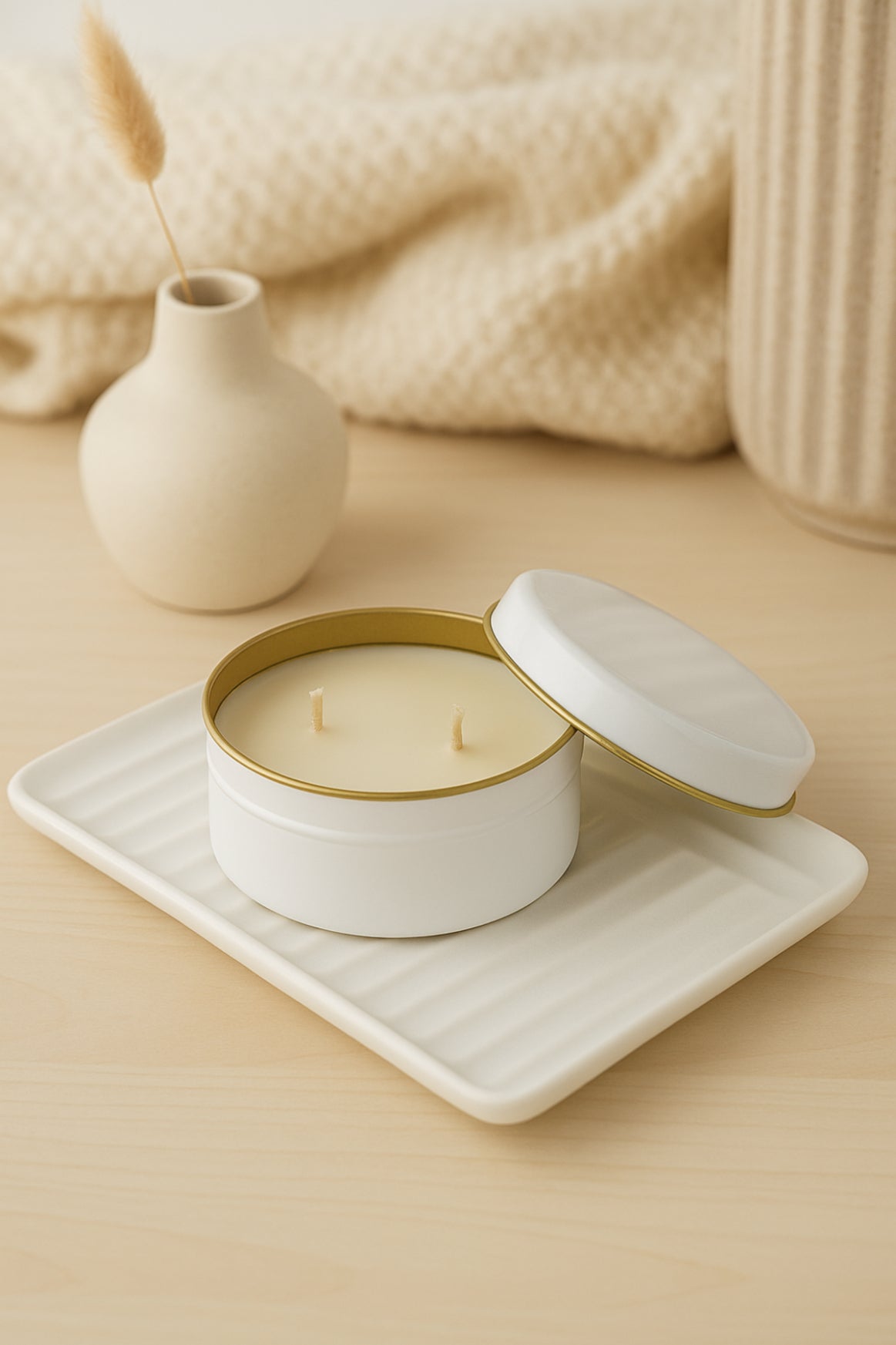 Gizli Mesajlı Hediyelik Sürpriz Mesajlı Soya Mum