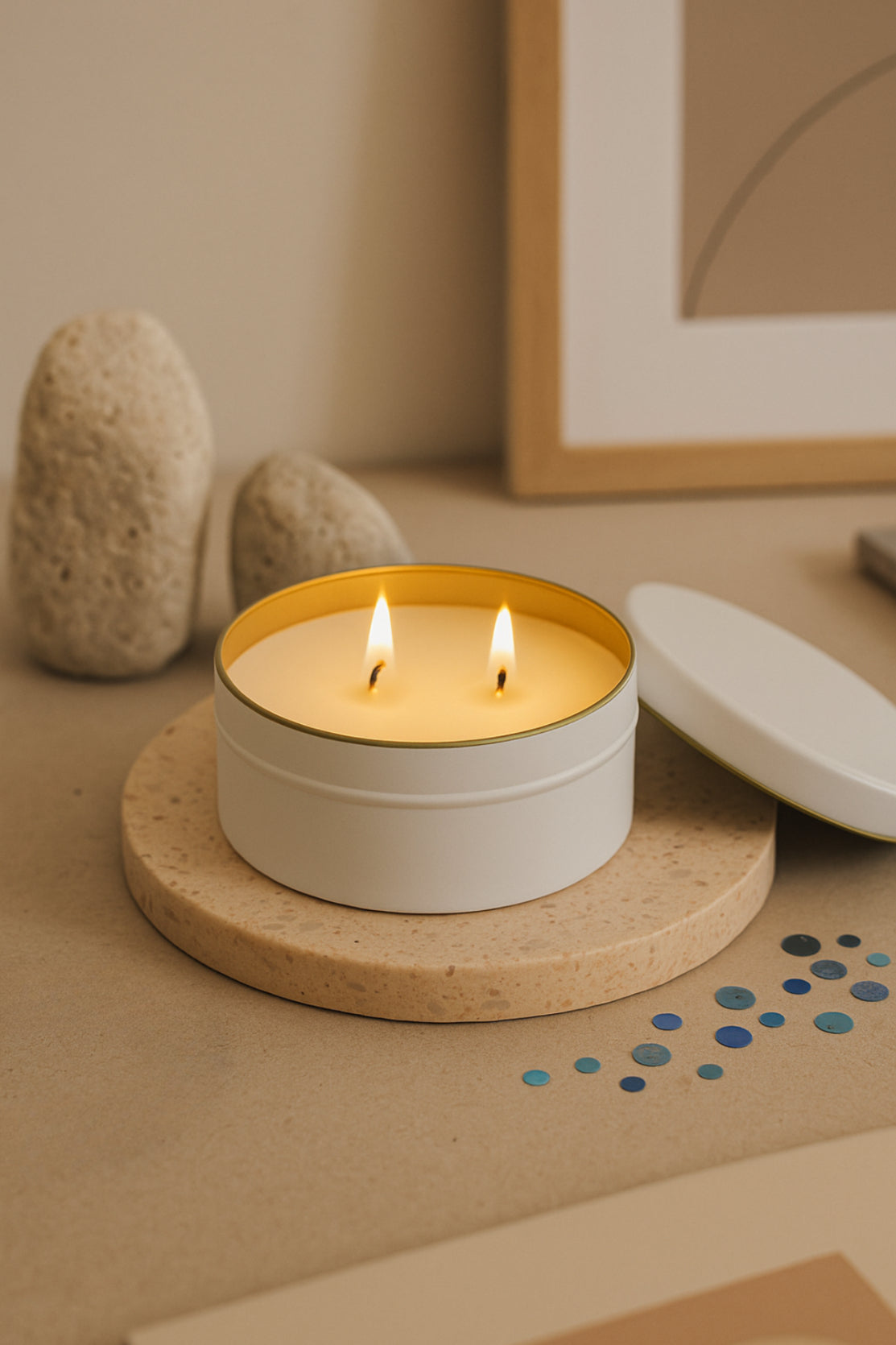 Gizli Mesajlı Hediyelik Sürpriz Mesajlı Soya Mum