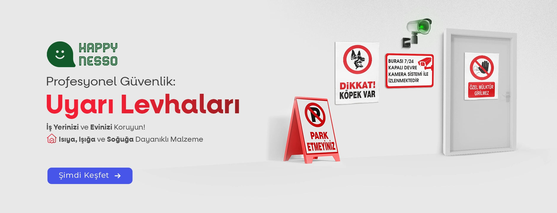 Happy Nesso Profesyonel Güvenlik: Uyarı Levhaları