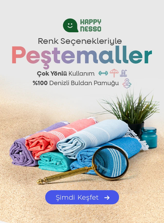 Happy Nesso Renk Seçenekleriyle Peştemaller