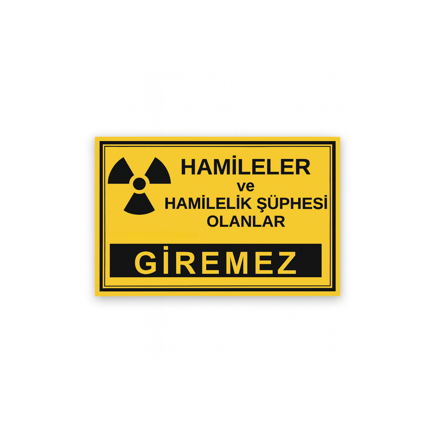 Sarı siyah hamileler giremez uyarı levhası forex folyo baskı