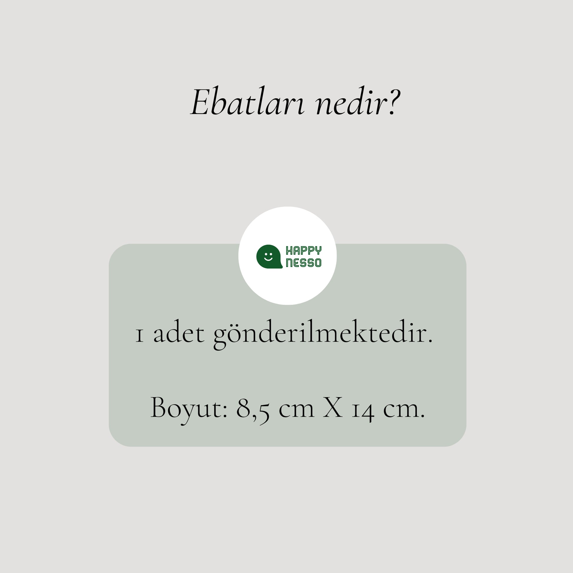 Pleksi Türk bayrağı sticker paket içeriği ve 8.5x14 cm ölçü bilgisi görseli