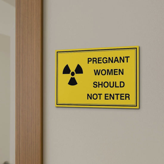 Pregnant Women Should Not Enter uyarı tabelası ürün tanıtım videosu — forex baskı kalitesi, montaj kolaylığı ve profesyonel görünüm